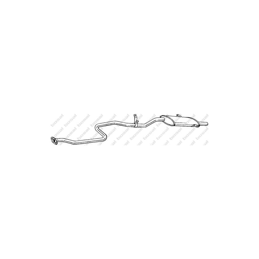 Bosal 292-951 Rear Silencer for Nissan Bluebird