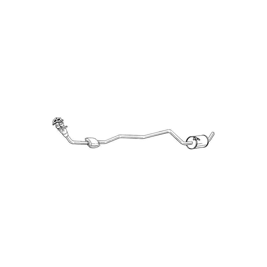 Bosal 293-773 Middle Silencer for Ford Fiesta Mk2 Van (Fvd)