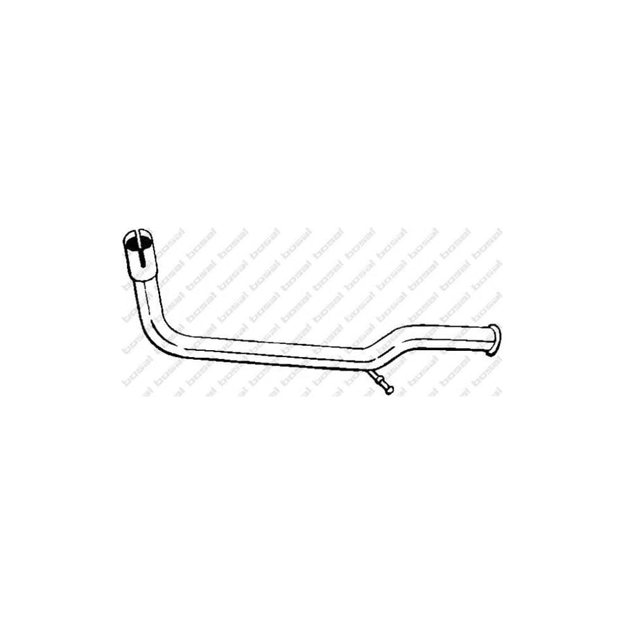 Bosal 381-267 Exhaust Pipe for Mazda 323 II Saloon (Bd)