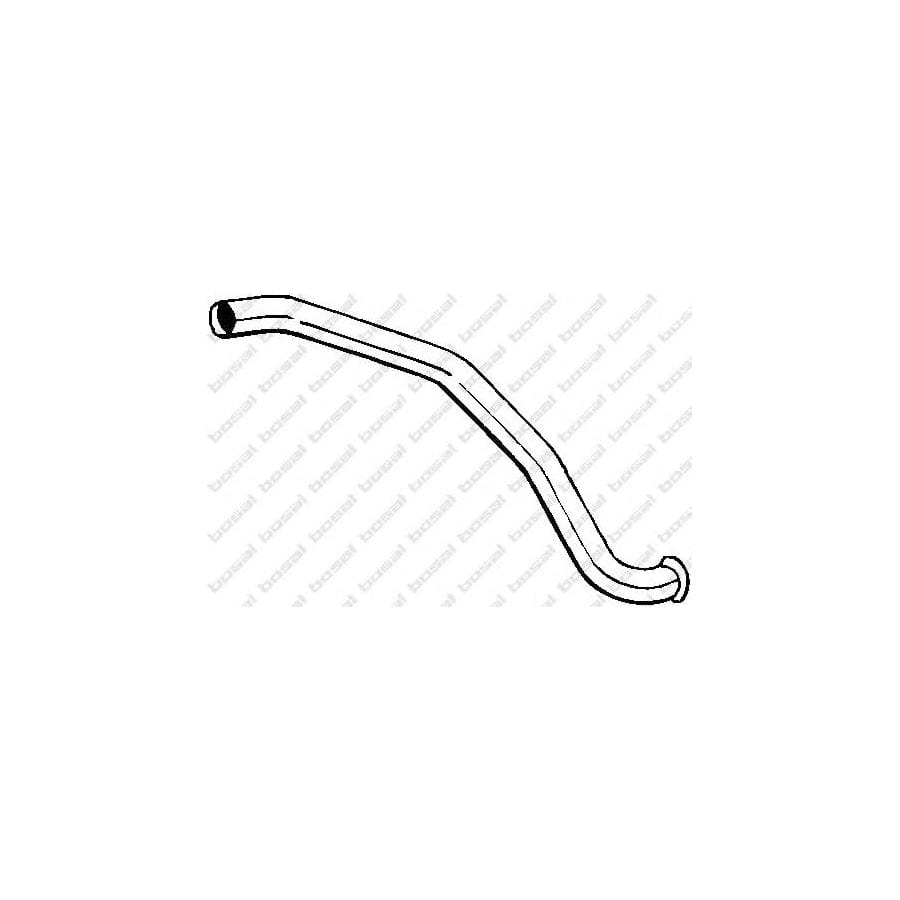 Bosal 386-369 Exhaust Pipe for Land Rover 110/127 (Ldh)