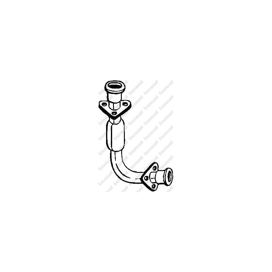 Bosal 735-353 Exhaust Pipe for Land Rover 110/127 (Ldh)