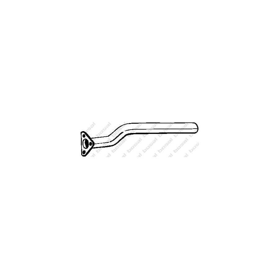 Bosal 735-913 Exhaust Pipe for Audi 80 B2 (81, 85)