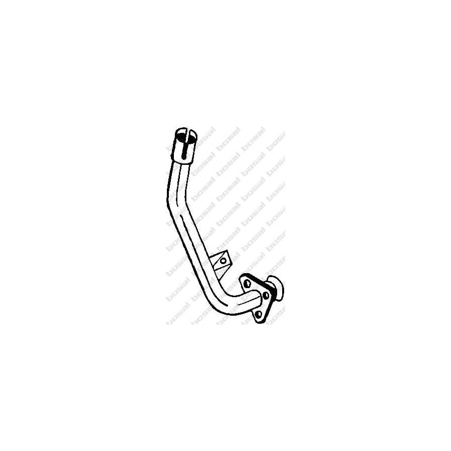 Bosal 736-279 Exhaust Pipe for Land Rover 110/127 (Ldh)