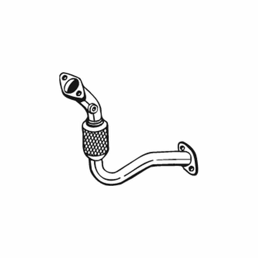 Bosal 737-441 Exhaust Pipe for Renault Clio I Hatchback