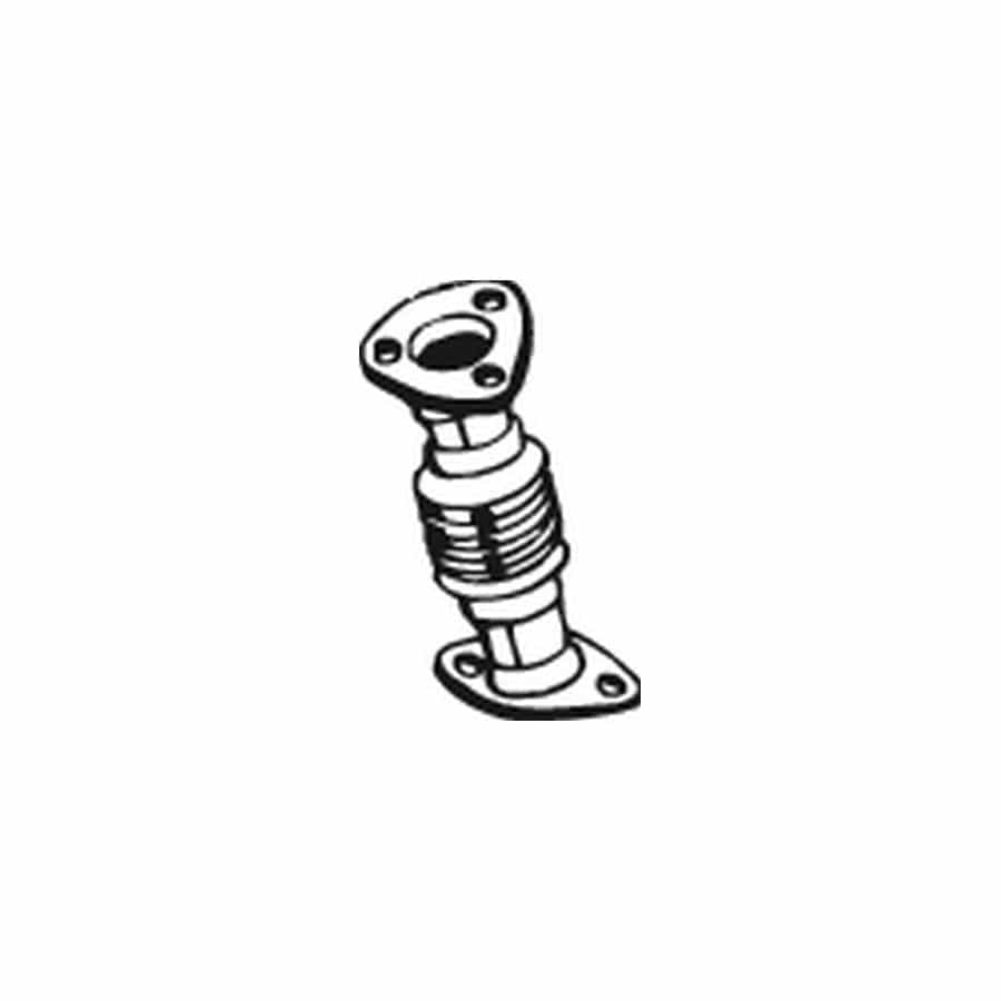 Bosal 745-001 Exhaust Pipe for Saab 9-5