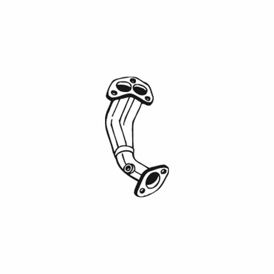 Bosal 753-229 Exhaust Pipe for Ford Fiesta
