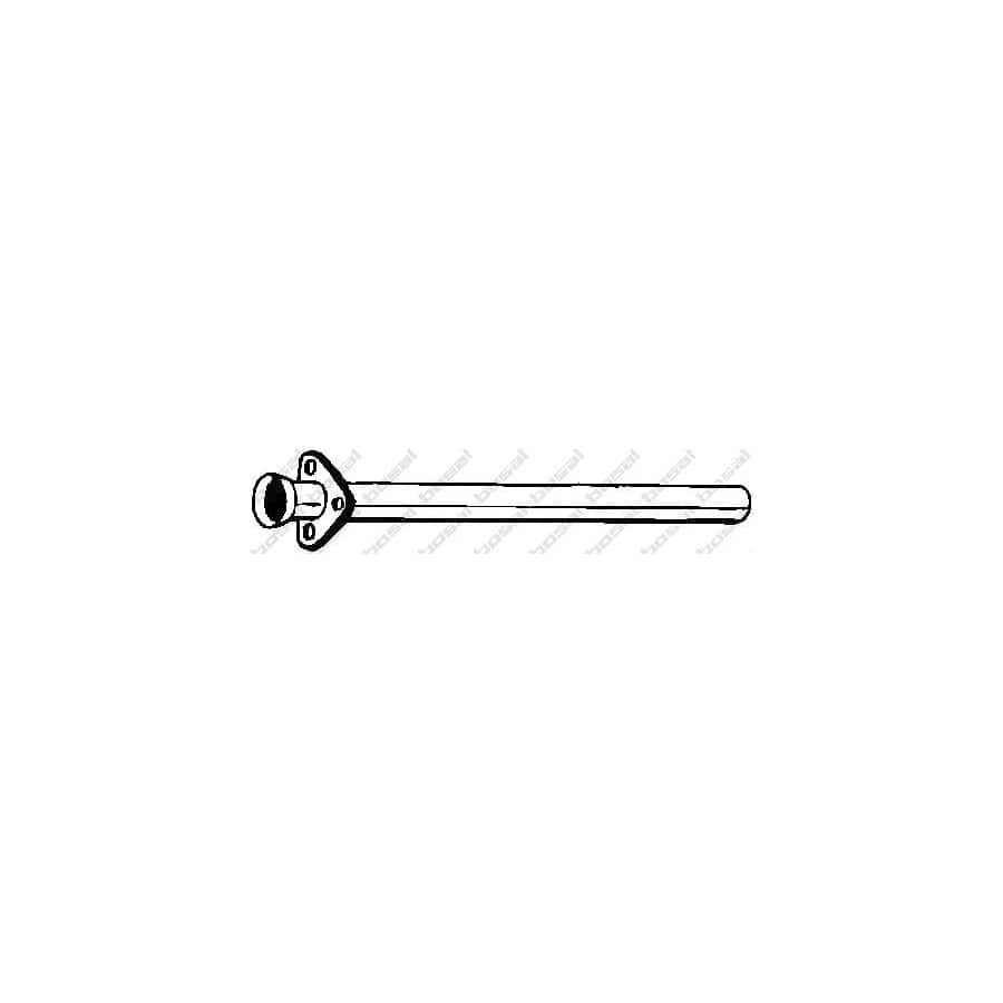 Bosal 777-903 Exhaust Pipe for Audi 100