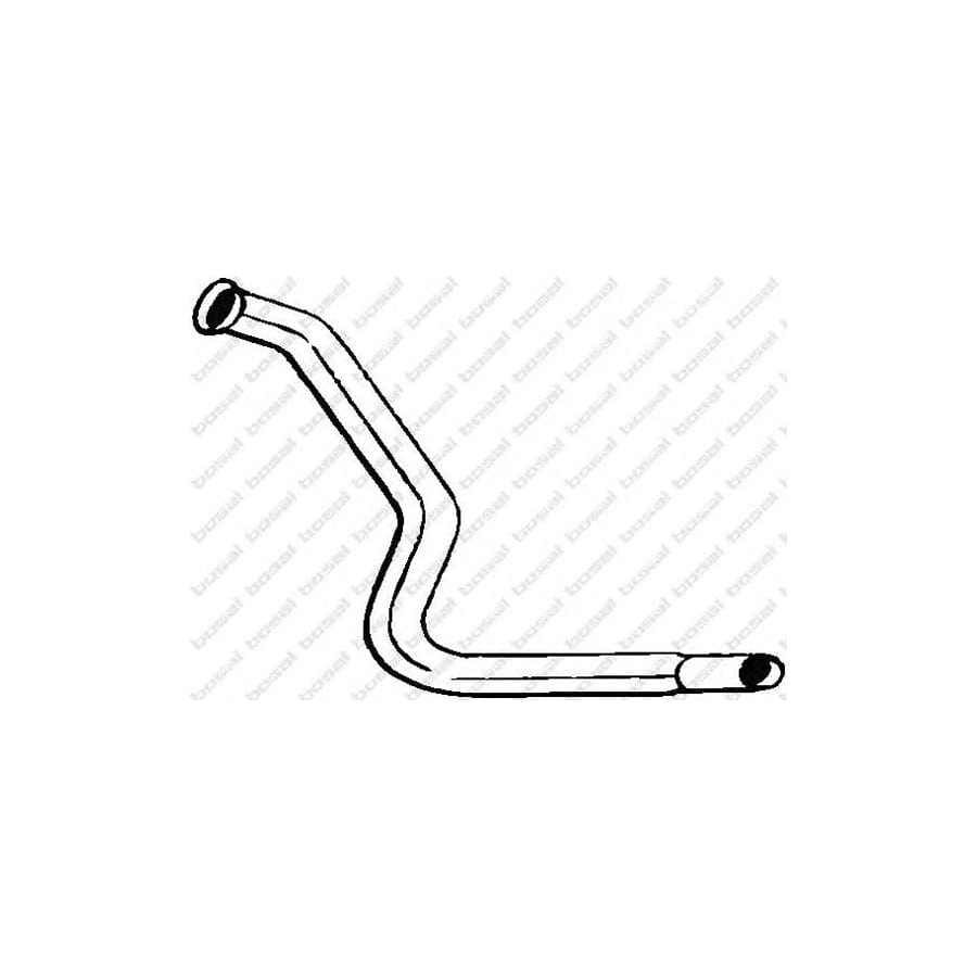 Bosal 783-953 Exhaust Pipe for Volvo 340-360