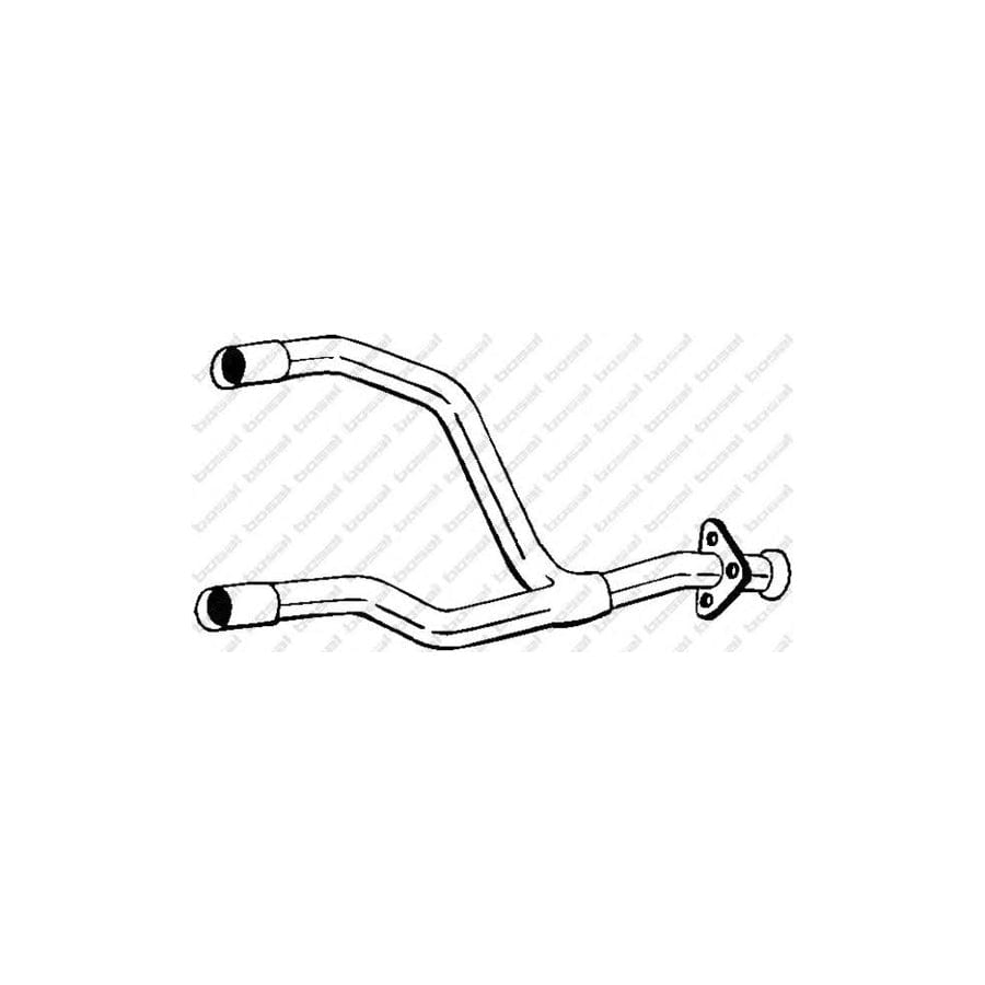 Bosal 786-801 Exhaust Pipe for Land Rover Range Rover I