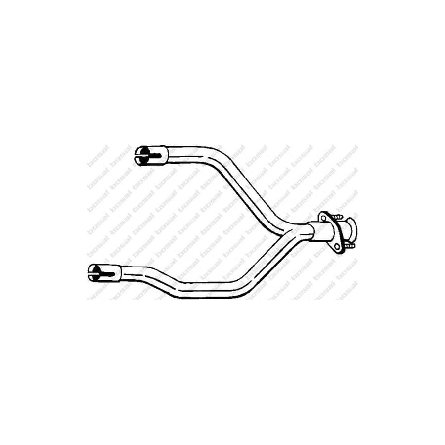 Bosal 786-807 Exhaust Pipe for Land Rover Range Rover I