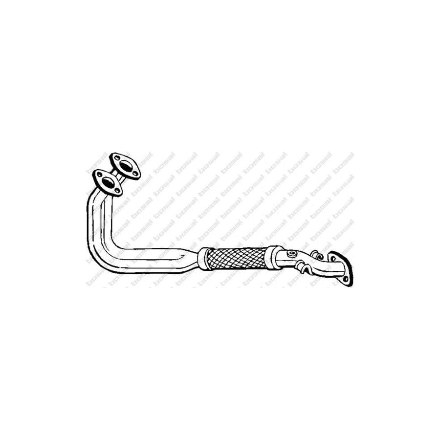Bosal 786-811 Exhaust Pipe for Saab 9000