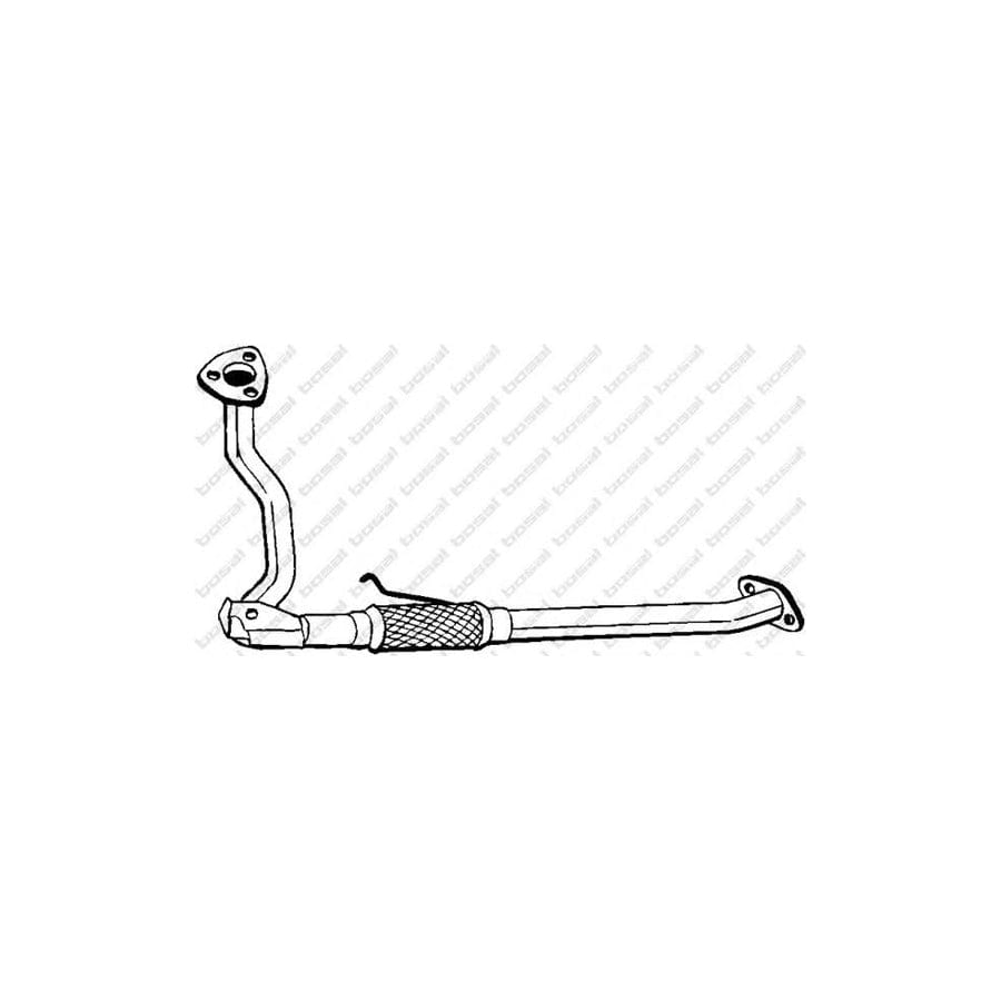 Bosal 823-003 Exhaust Pipe for Rover 100 / Metro Hatchback (Xp)