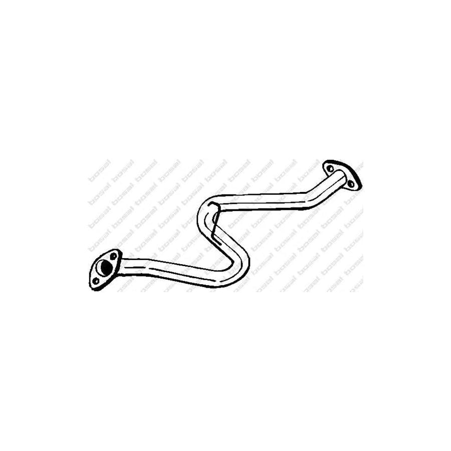 Bosal 837-679 Exhaust Pipe for Daihatsu Charade III Hatchback (G100, G101, G102)