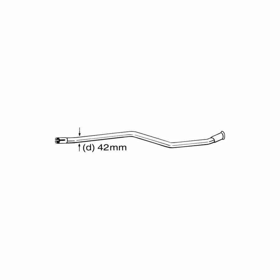 Bosal 851-359 Exhaust Pipe for Ford Transit