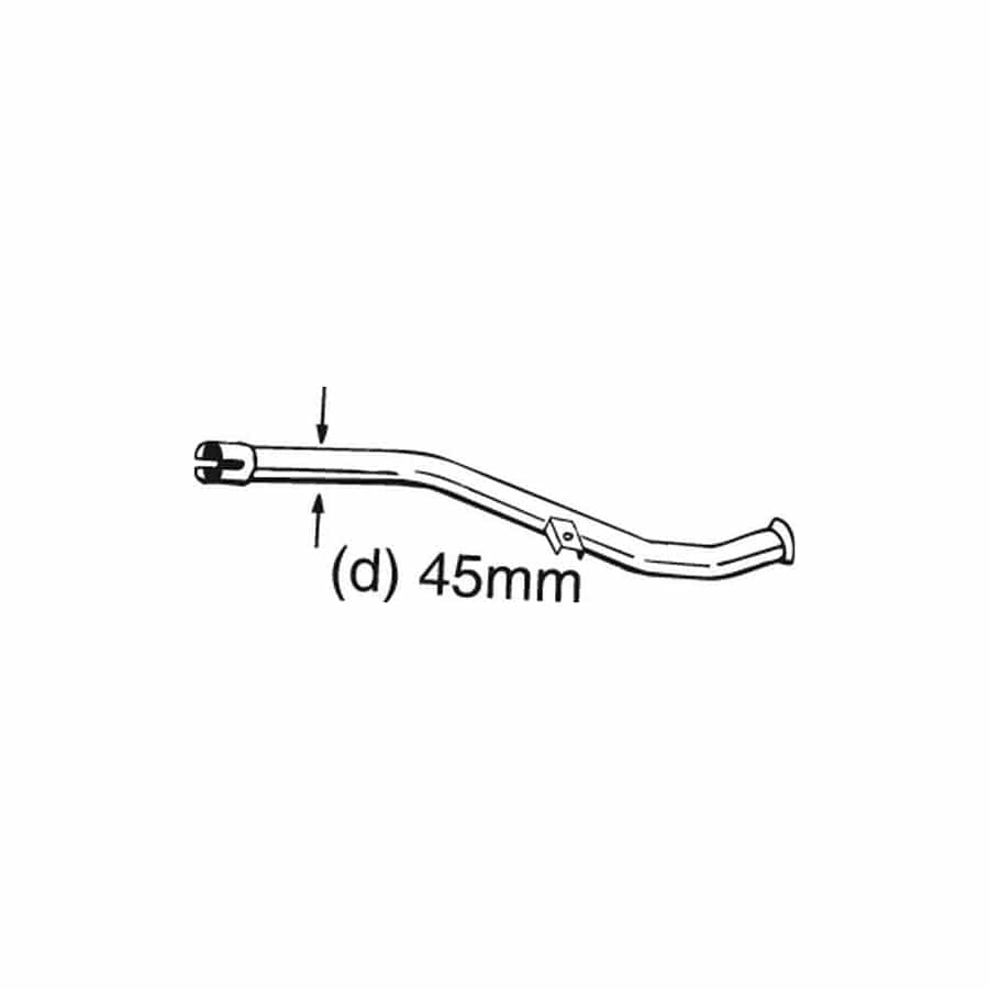 Bosal 889-157 Repair Pipe, Catalytic Converter for Citroen C15
