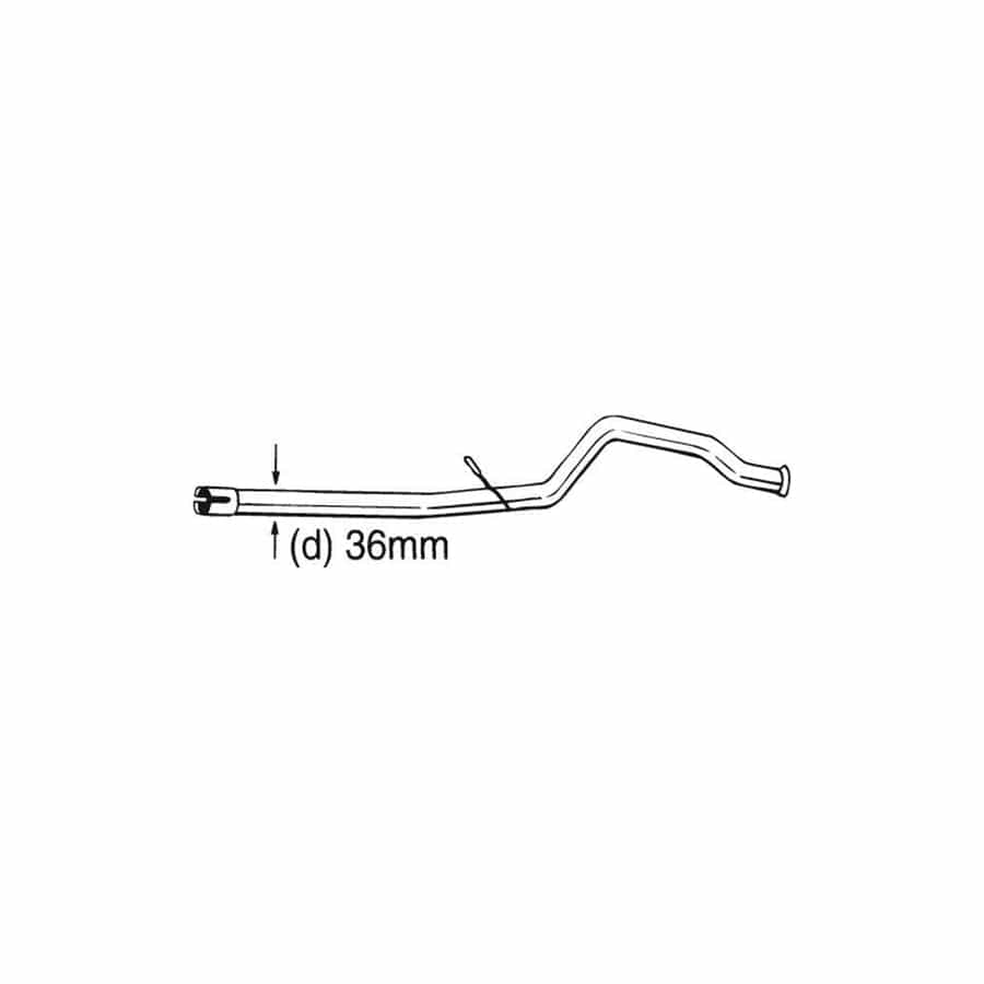 Bosal 889-189 Repair Pipe, Catalytic Converter for Peugeot 206 Hatchback (2A/C)
