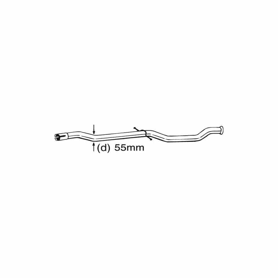 Bosal 889-545 Repair Pipe, Catalytic Converter for Citroen C5