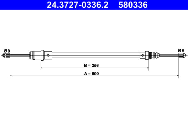 BOSCH 1987482029 Parking Brake Cable Pull