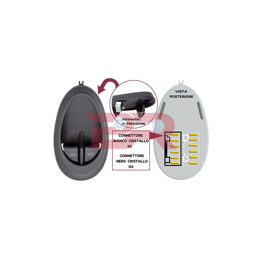 Botto Ricambi Brel1134 Window Switch for Iveco Daily II Box Body / Estate