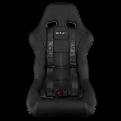 BRAUM 4 Pt - Racing Harness 2” Strap - Black