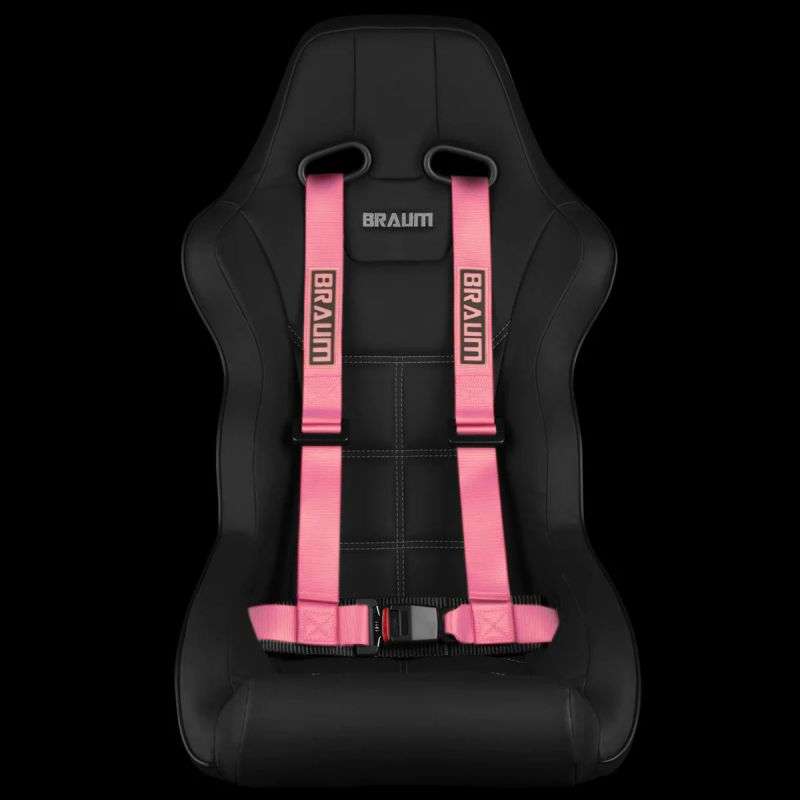BRAUM 4 Pt - Racing Harness 2” Strap - Pink