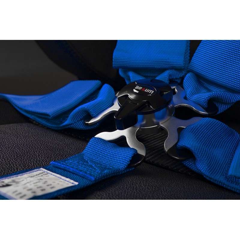 BRAUM 5 Pt – Sfi 16.1 Racing Harness (Blue)