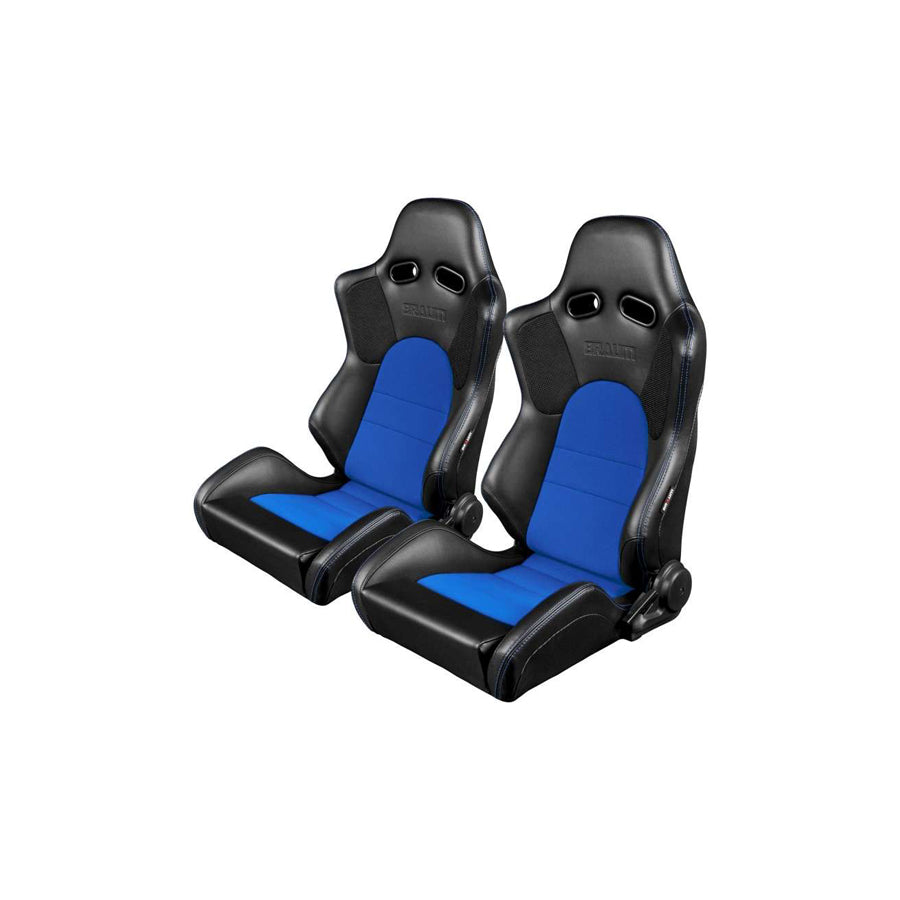 BRAUM Advan Series Racing Seats (Black & Blue) – Pair