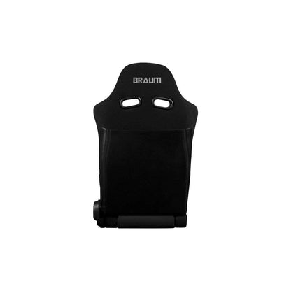 BRAUM Advan Series Sport Reclinable Seats (Black Cloth Alcantara Inserts) – Priced Per Pair