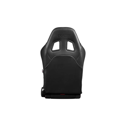 BRAUM Defender Series Racing Seats (Red Stripe) – Pair