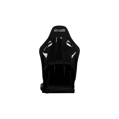 BRAUM Falcon-S Series Reclinable Composite Seats (Black Cloth Grey Stitching) – Priced Per Pair