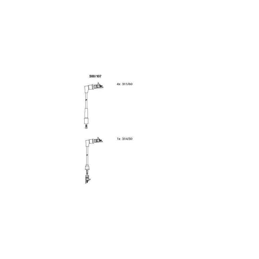 Bremi 300/107 Ignition Cable Kit