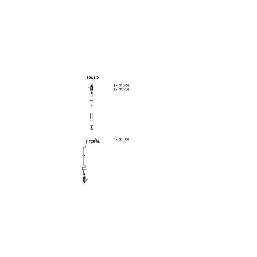 Bremi 300/110 Ignition Cable Kit