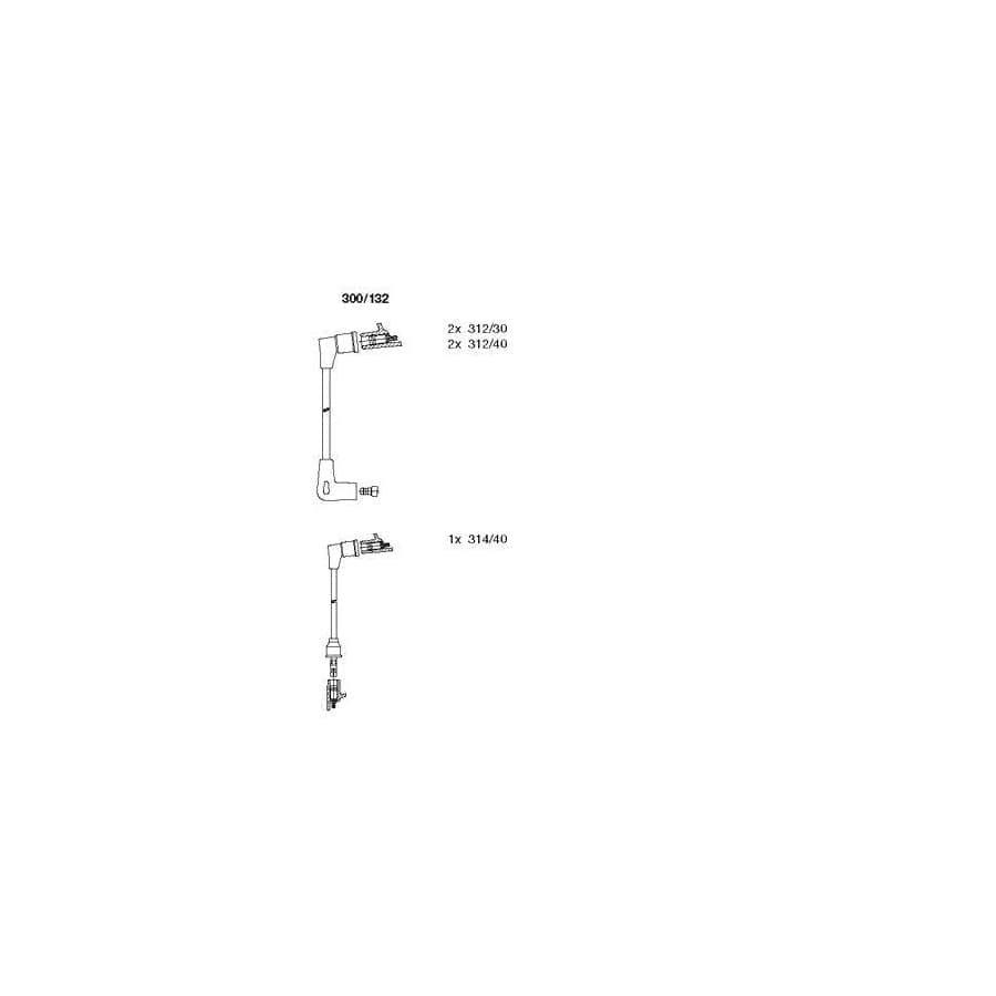 Bremi 300/132 Ignition Cable Kit