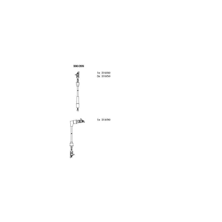 Bremi 300/209 Ignition Cable Kit