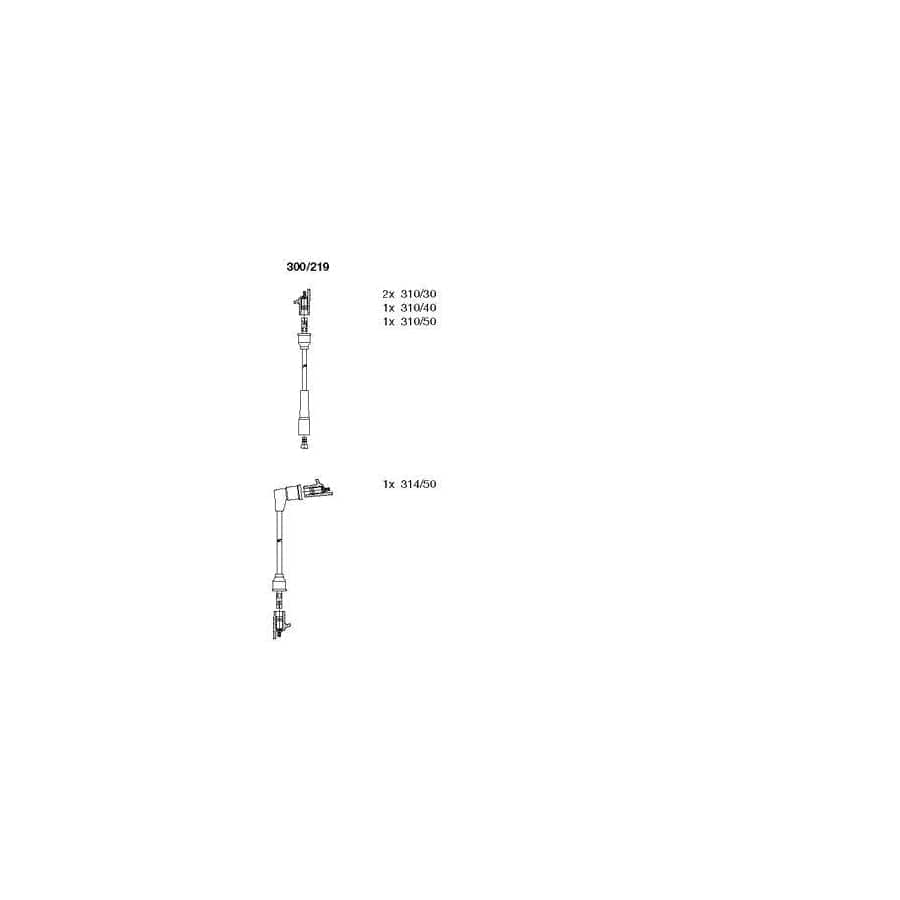 Bremi 300/219 Ignition Cable Kit