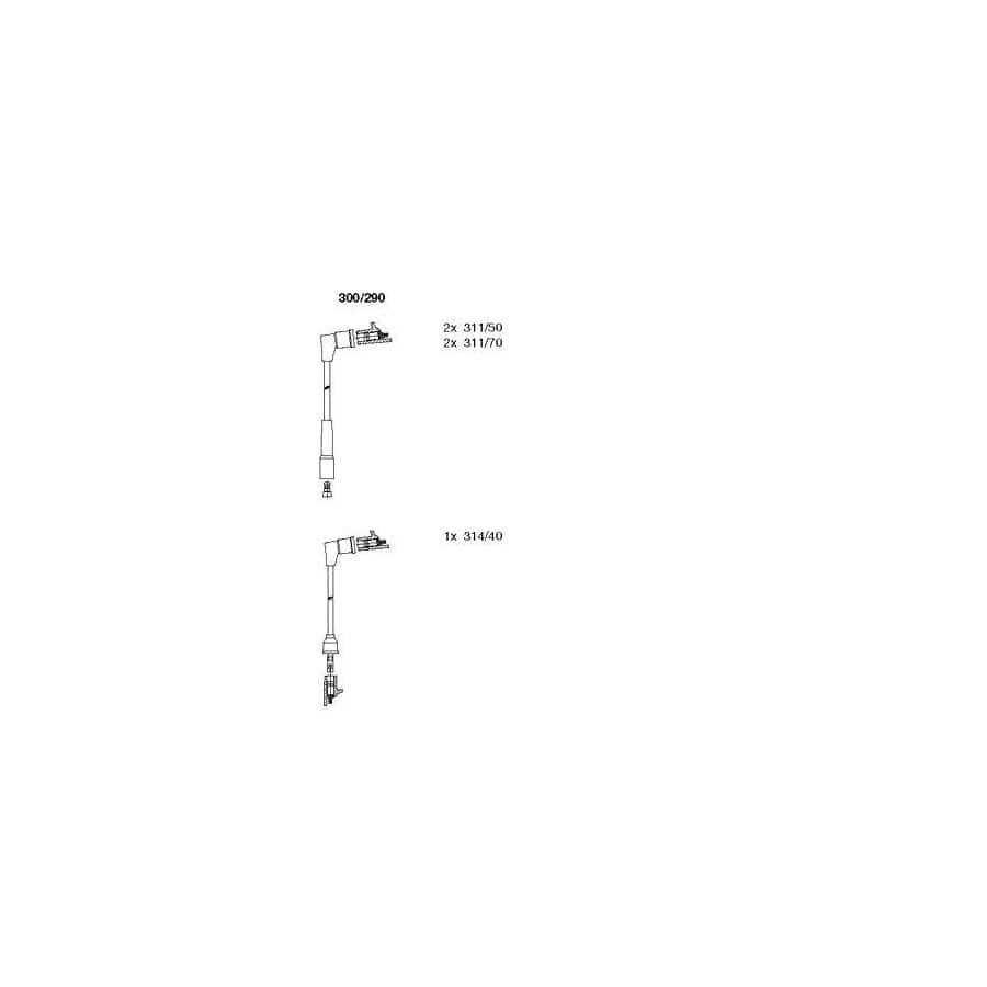 Bremi 300/290 Ignition Cable Kit for Honda Accord