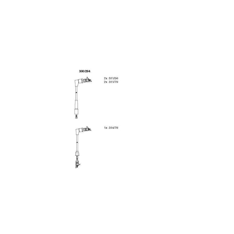 Bremi 300/294 Ignition Cable Kit