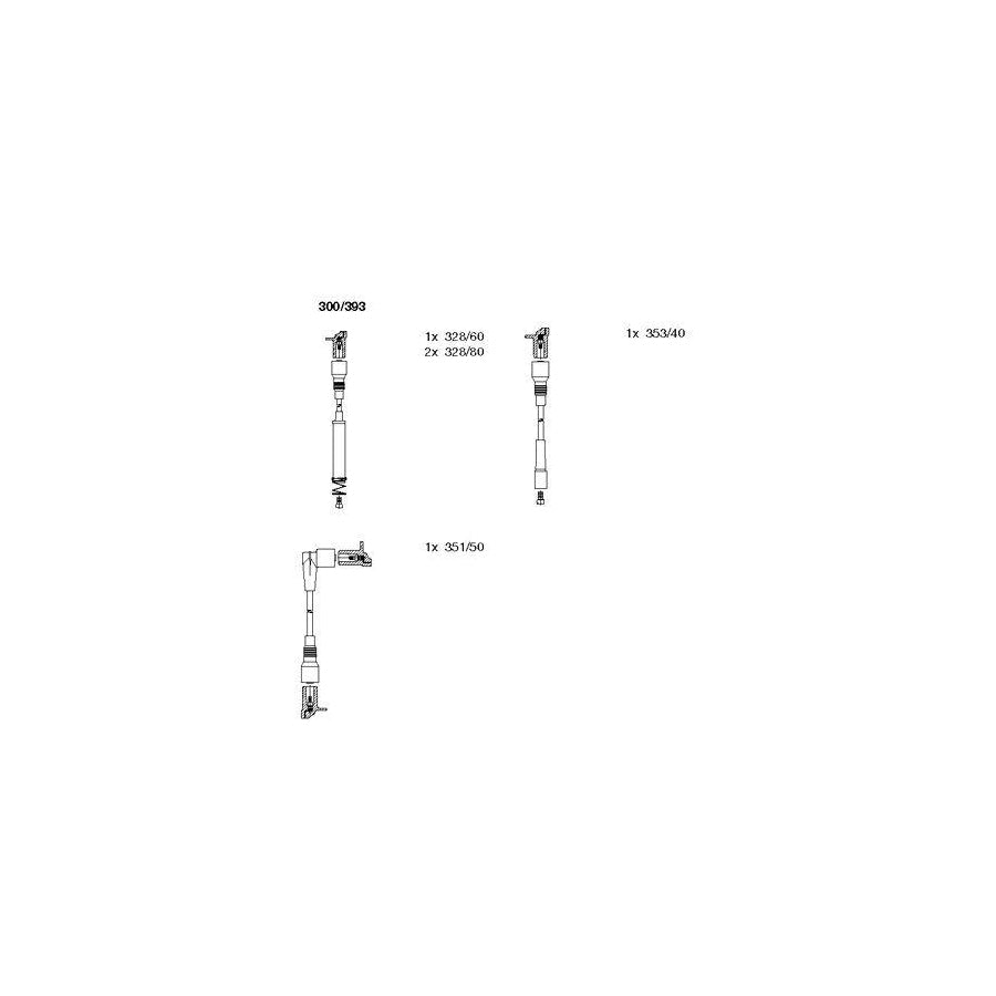 Bremi 300/393 Ignition Cable Kit