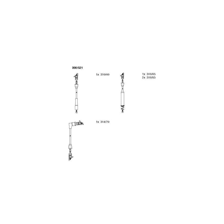 Bremi 300/521 Ignition Cable Kit