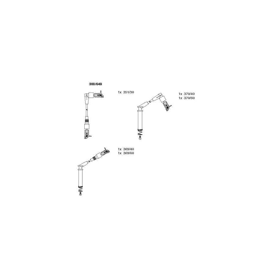 Bremi 300/649 Ignition Cable Kit