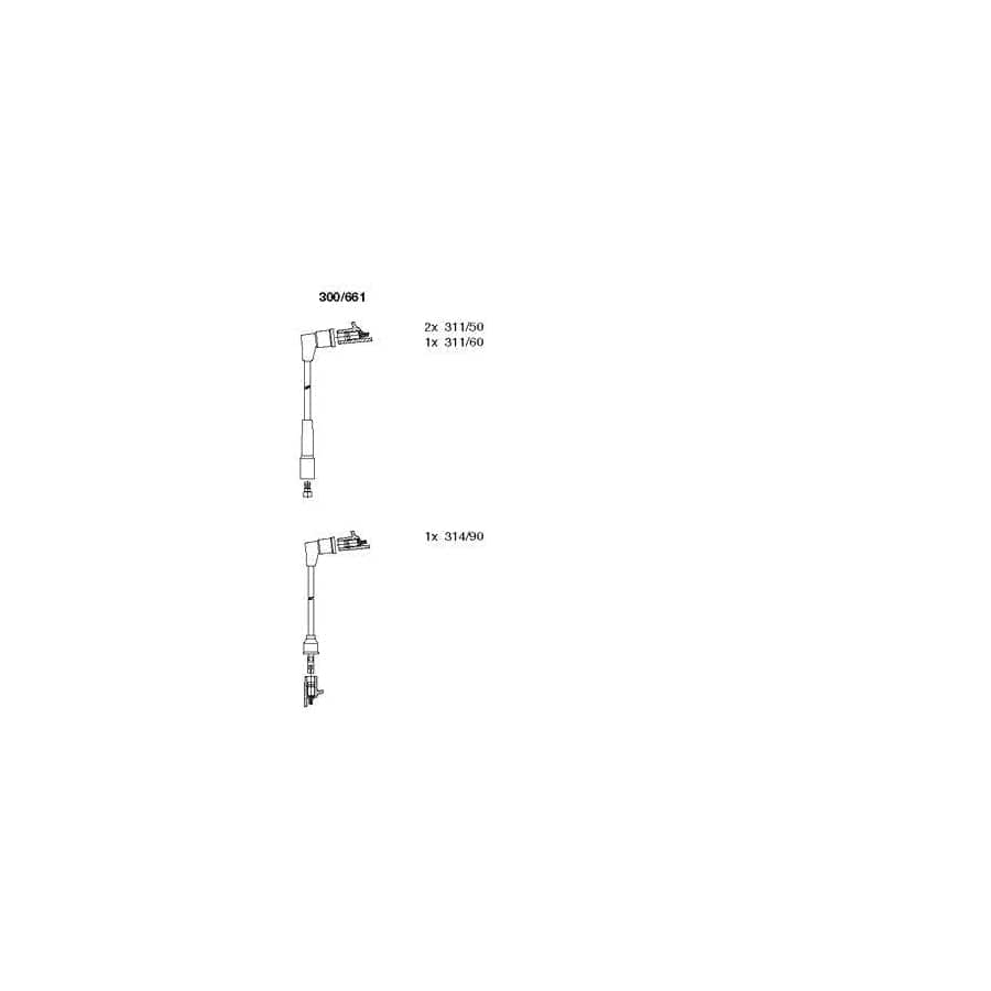 Bremi 300/661 Ignition Cable Kit