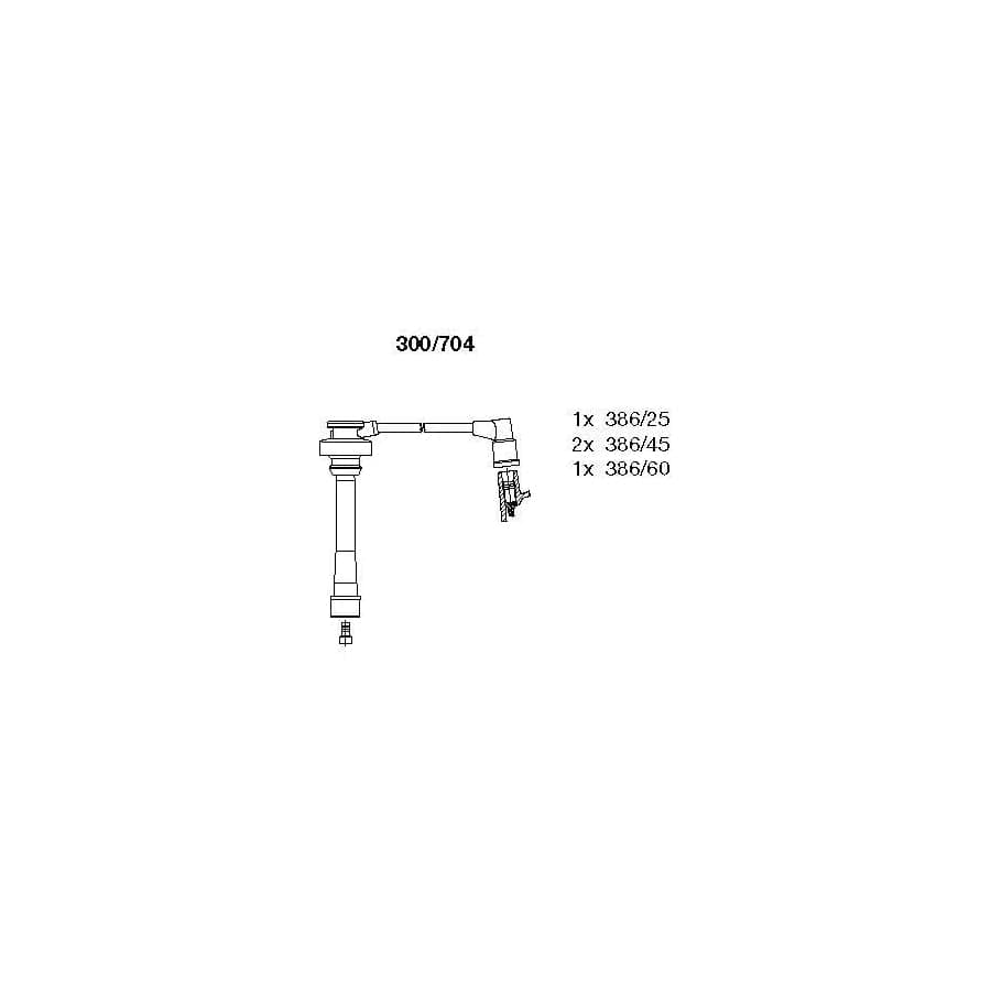 Bremi 300/704 Ignition Cable Kit