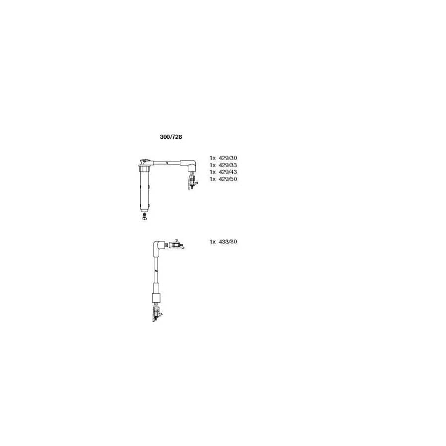 Bremi 300/728 Ignition Cable Kit