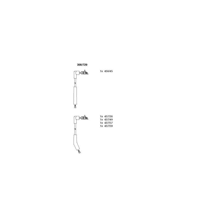 Bremi 300/729 Ignition Cable Kit
