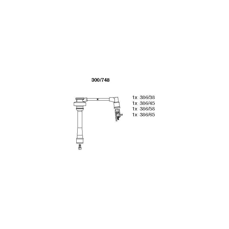 Bremi 300/748 Ignition Cable Kit