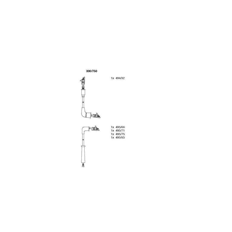 Bremi 300/750 Ignition Cable Kit