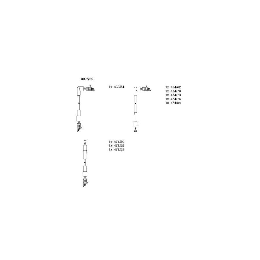 Bremi 300/762 Ignition Cable Kit