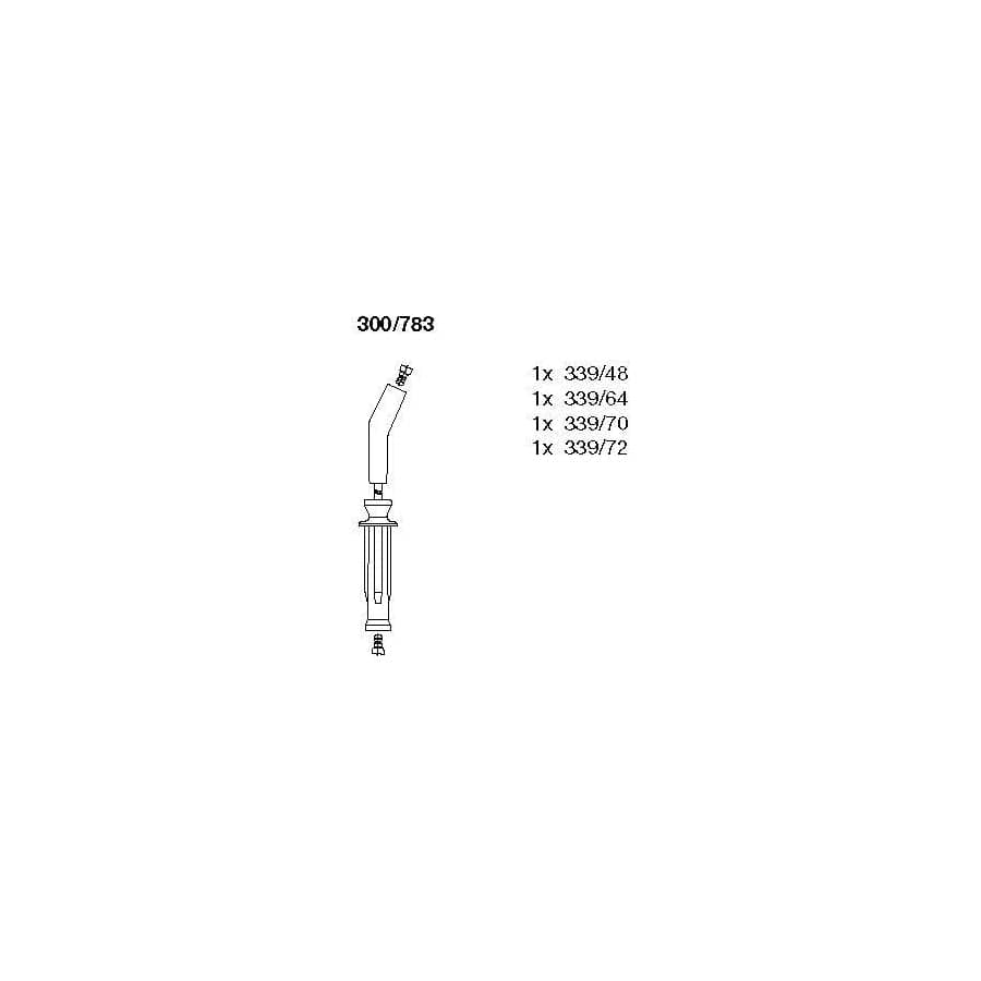 Bremi 300/783 Ignition Cable Kit for Land Rover Discovery I (Lj)