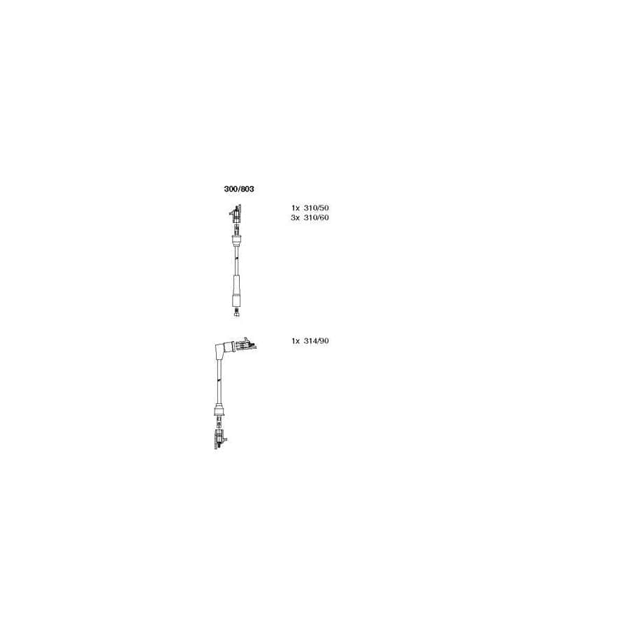Bremi 300/803 Ignition Cable Kit