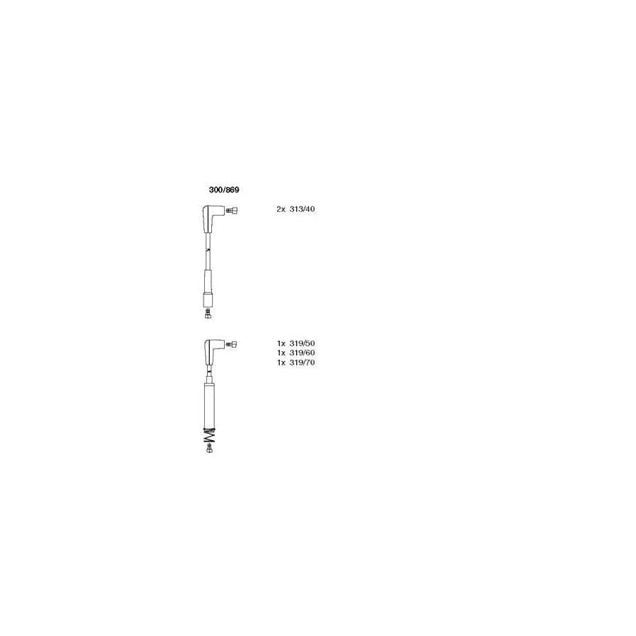 Bremi 300/869 Ignition Cable Kit